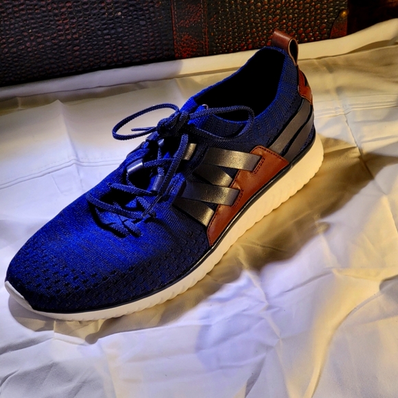Cole Haan Shoes | Cole Haan Men's Grand Motion Woven Stitchlite Sneaker | Color: Blue | Size: 9.5 | Dudemar218's Closet